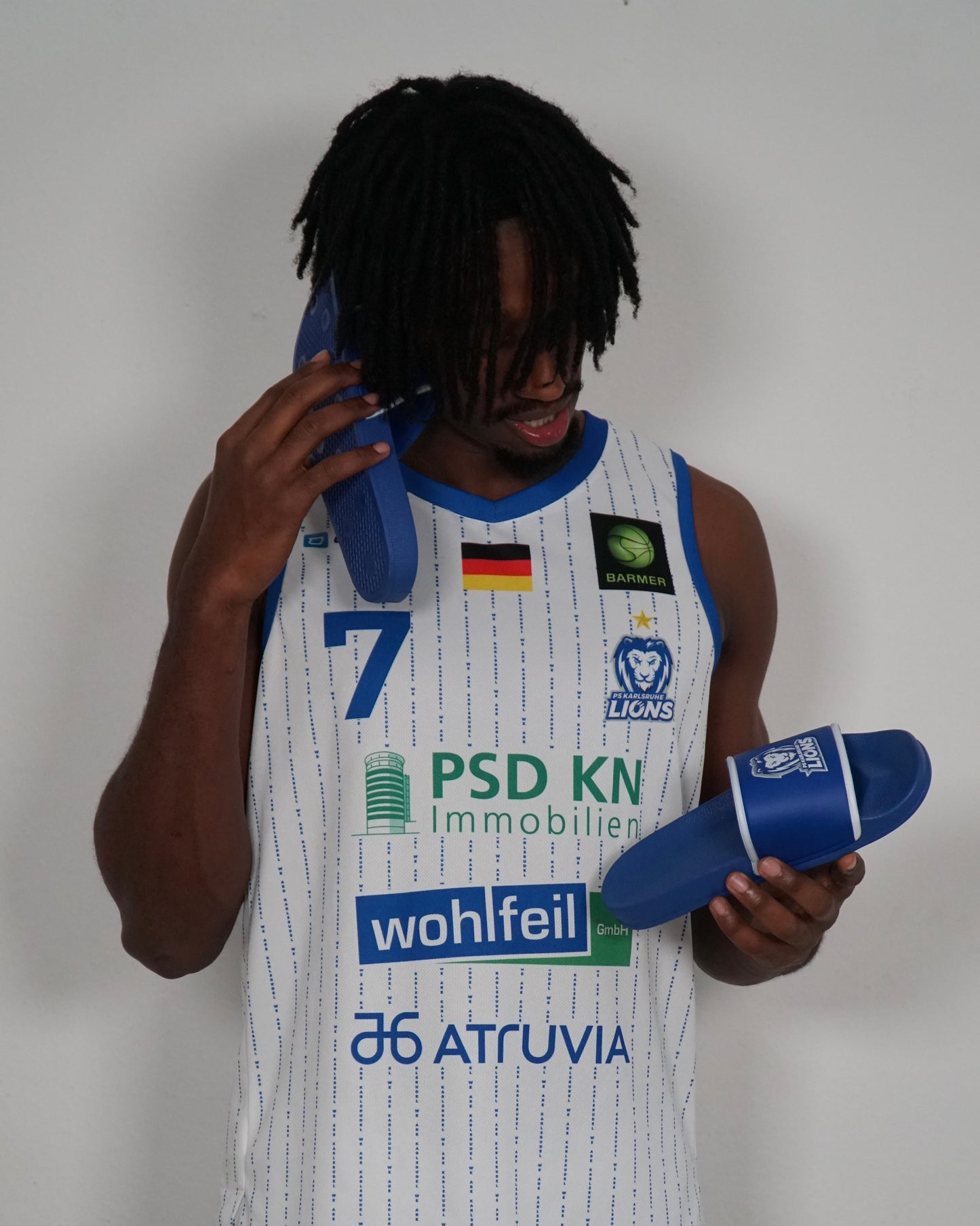 LIONS Badelatschen Blau