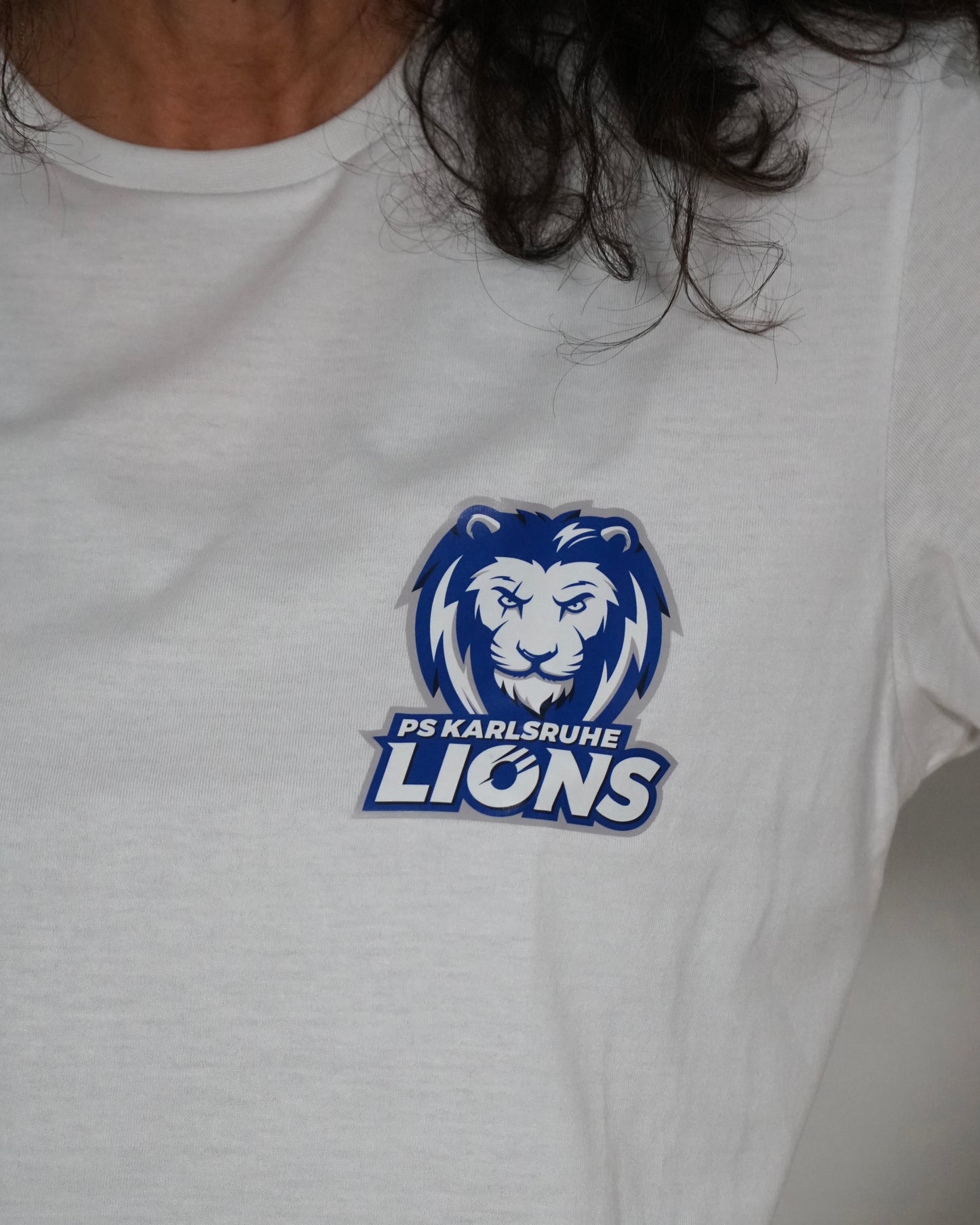 T-Shirt PSK LIONS Weiss-Blau