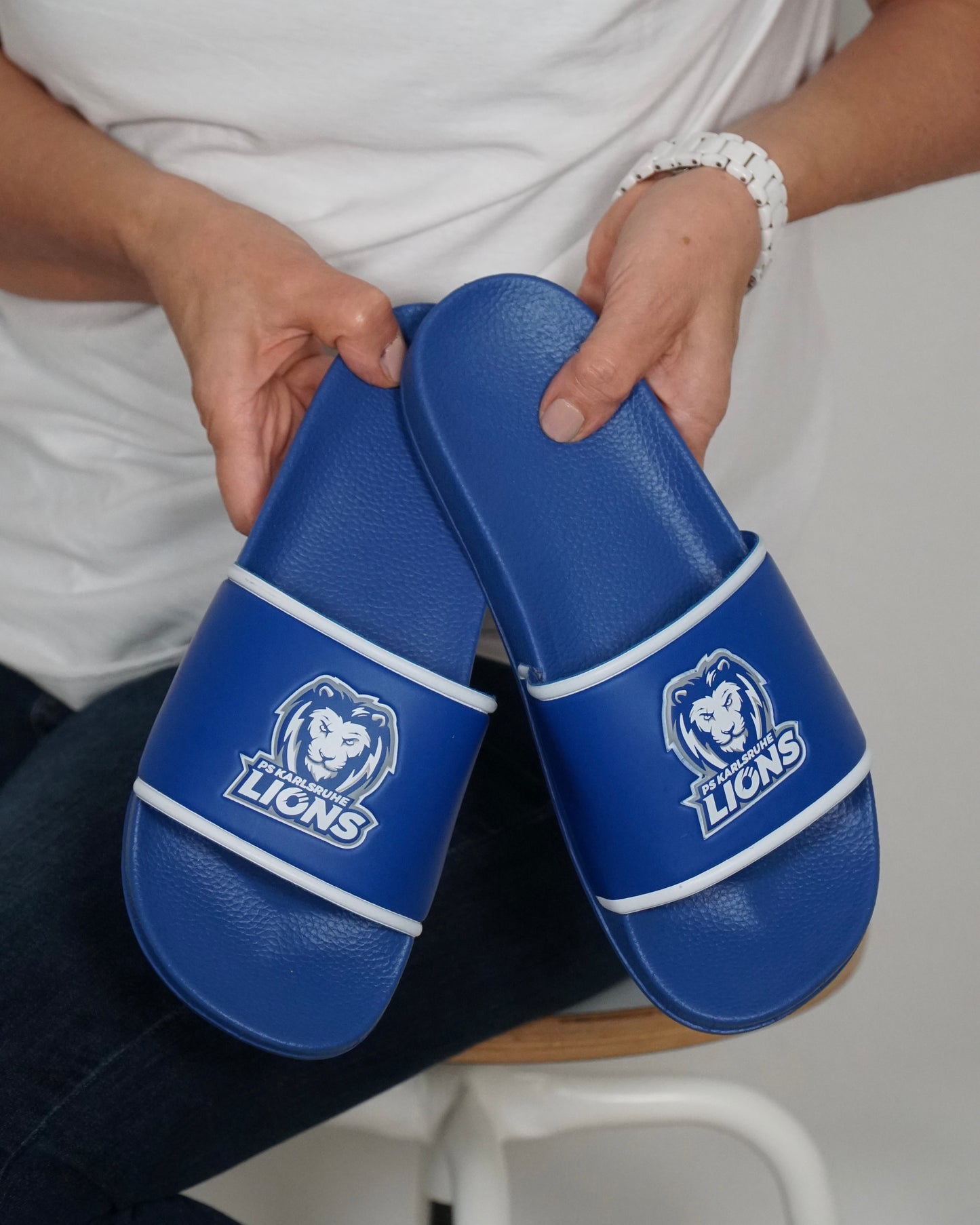 LIONS Badelatschen Blau