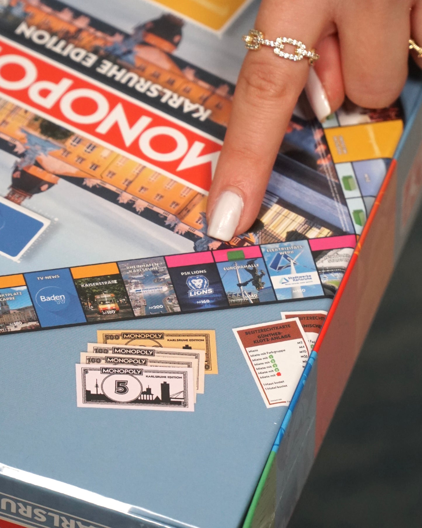 Monopoly Karlsruhe Edition mit den LIONS