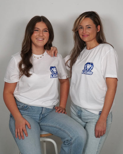 T-Shirt PSK LIONS Weiss-Blau